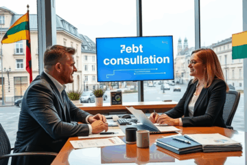 Finansinis sprendimas perfinansavimo kreditui, skirtas skolų konsolidavimui.