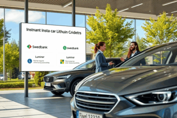 Naujo automobilio pirkimas su paskola ir momentiniu vertinimu