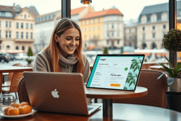 Grafika vaizduojanti lengvai gaunamą paskolą iš Mogo.