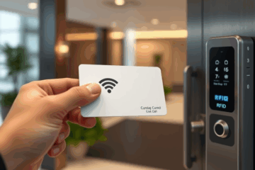 Kortelė su artumo technologija, naudojama prieigos kontrolei ir automatizuotam identifikavimui.