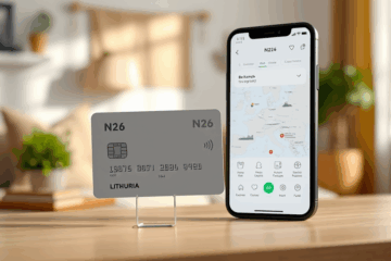 N26 kortelė, skirta gyventojams, moderni bankininkystė