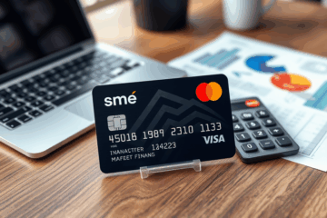 SME finansų Mastercard kortelė, skirta smulkiesiems verslininkams, efektyviam finansų valdymui.