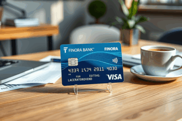 Finora Bank Visa kortelė, skirta smulkiajam ir vidutiniam verslui, siūlo efektyvius finansinius sprendimus.